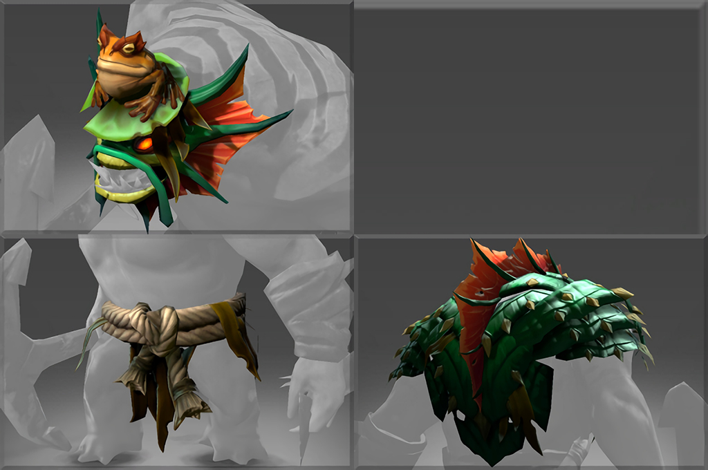 Tidehunter - Swamp Terror Head - Belt And Fins