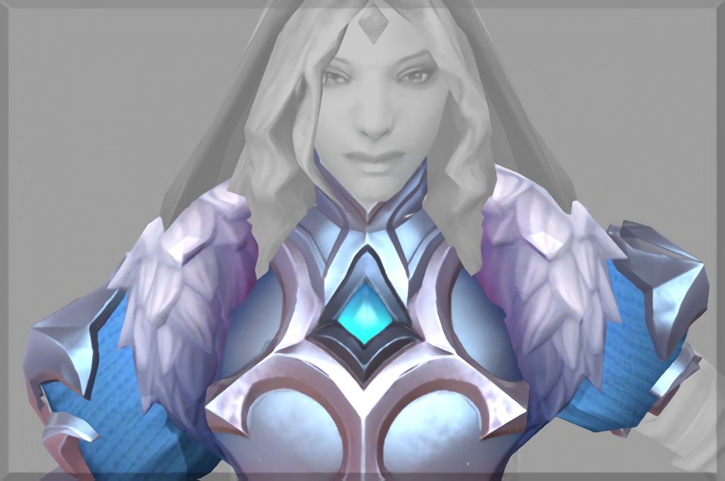 Crystal maiden - Whitewind Battlemage Mantle